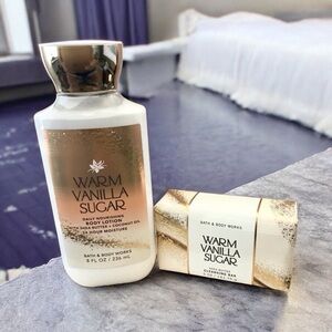 🆕Warm Vanilla Sugar Body Lotion and Cleansing Bar